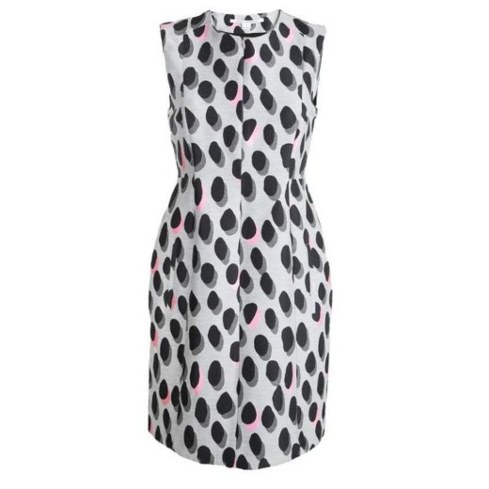 Dian Von Furstenburg DVF Animal Grey Dress Size 0